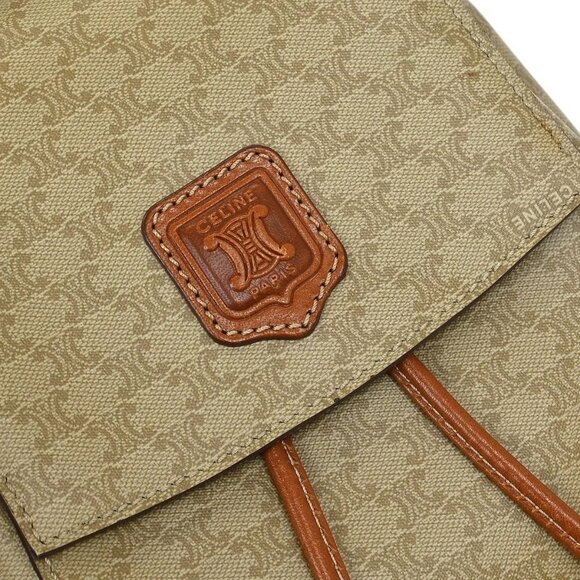 Celine Beige Macadam Backpack DM95* 155380 main image 9